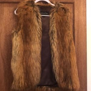 Brown Fur Vest